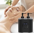 Double Lotion Warmer Dispenser Heated Machine With Oil Bottles Electric Massage