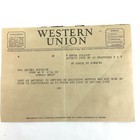 Western Union Telegrams Lot Of 7 1930 s   40 s Land O  Lakes 1 Death Notice