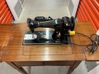 1933 Vintage Singer Sewing Machine - Immaculate Condition With Mohagany Table 