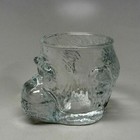 Monkey Ape Head Clear Shot Glass For Vodka Whiskey Gin Rum Etc  Liquor With Lid