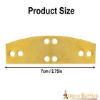 Lamellar Plates Medieval Loose Scales Viking Knight Handcrafted Brass Set Of 20