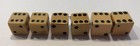 Three Pair Butterscotch Bakelite 7 16    Vintage Dice  tested  Rare Size