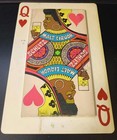 Vintage 1970s Schlitz Beer Malt Liquor Hard Plastic Sign Queen Of Hearts