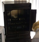 Japanese Traditional Wooden Mini Buddhist Altar Dark Brown Butsudan 