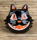Hallowtiki Cat Pumpkin Tiki Mug Carrie Anne Hudson Art Halloween 4 5  New
