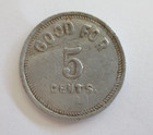 Dept Of Public Instructions 5c Lunch Token Hawaii Hawaiian T5-224