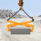 Heavy Duty Stone Lifting Clamp 500kg1102 31lbs Stone Lifting Clamp Yellow Black