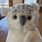 Hansa Portraits Of Nature Plush Head Turns Snow Owl 15    Realistic With Tags