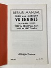 1948 Ford Mercury V8 Engine Repair Manual 1937-1948 Cars 1937-1947 Truck Reprint