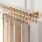 Mode Cambria Designer Series - Premium 6 Foot Custom Double Curtain Rod - 1-1 8