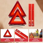 Gadlane 2 X Warning Triangle Reflective Road Emergency Breakdown Safety Hazard