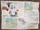 National Geographic Original Jun 1996 Map The Making Of Canada Ontario