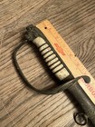Antique British Navy Naval Military Lions Sword Etched Blade
