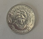 Good Luck Pocket Coin Lucky Mojo Charm Pewter Lead-free Silver-tone Token Usa