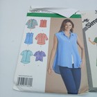  Lot Of 2 Vintage Sewing Pattern Vest  Coverup Blouse