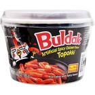 Korean Buldak Carbonara   Original Black Topokki Rice Cake Spicy  pack Of 4 