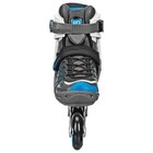 Roller Derby Aerio Q-60 Women s Inline Skates  Gray white blue  Size 10