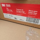 3m    Red Buffer Pad 5100  18 In 08393  5 Each 