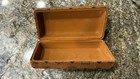 Nwot  Authentic  Mcm  Monogram  Cognac  Brown  Clamshell  Glasses  Case