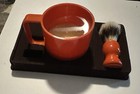 Vtg Jovan Men   s Mug N    Brush Set Shaving Nos Soap  4 