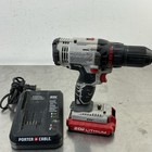 Porter Cable Pcc601 20v Max 1 2  Li-ion Cordless Drill Driver  Battery  Charger