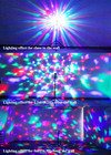 3w E26 Disco Ball Lamp Rgb Rotating Led Sound Activated Strobe Light For Part   