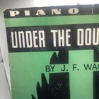 Vintage Moderne Under The Double Eagle J F Wagner Piano Solo Sheet Music Usa