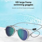 Adult Anti Fog Swimming Goggles Uv Protection Waterproof Wide View Swim Glasses