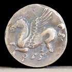 300 Bc Ancient Greek Coin Athena And Pegasus - Silver Plated Tetradrachm 21mm