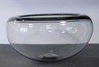 Holmegaard Per Lutken Smoke Blown Glass Bowl 1961 Large Signed Vintage Rare