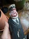 Vintage Hand Carved Wooden Folk Art Sea Ship Captain 6   