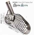 Small Sand Scoop Metal Detector Detecting Hunting Scout V1 Stainless Steel Coob