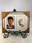 Kate   Milo Rustic Newborn Baby Footprint Photo Frame   Ink Kit Woodland Nursery