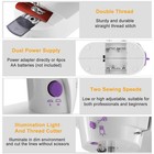 Mini Desktop Electric Sewing Machine   portable 2 Speed Held Household Tailor Tool
