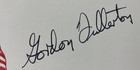 C  Gordon Fullerton Shuttle Nasa Astronaut Autographed Signed Card Free Shipping