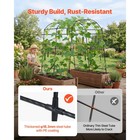 Uimoso Metal Garden Trellis For Cucumber Vines Bean U-shape 70 87 x44 09 x82 99 