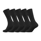 60 Pairs Wholesale Men s Black Sports Athletic Work Crew Socks Size 9-11 10-13