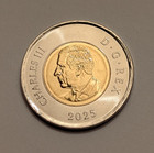 2025 Canada  2 Two Dollar  Tomb Of The Unknown Soldier   Toonie  Red Poppy