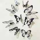 18pcs Butterfly Sticker 3d Wall Decoration For Living Room   Bedroom Stickers