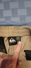 Quicksilver Khaki Boys 8 10 Shorts Performance Material Elastic Waist
