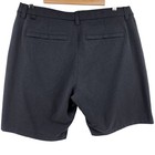 Lululemon Commission Short Mens 34 Performance Stretch Grey Micro Grid Golf