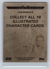 Chewbacca 2019 Topps Journey To Star Wars Rise Of Skywalker  ic-16 Illustrated