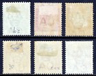 Gibraltar     Scott 29  34  sg 22  28     1889-96 Qv Centimos Issue    Mh     Scv  85 00