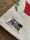 Vintage Kay Dee Linen 100  Cotton Kitchen Tea Towel Holiday Wreath Christmas New