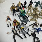 Junk Drawer Lot Of Toys Action Figures Superheros   Villains Star Wars Bat Man  