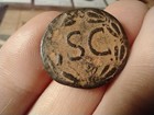 Ancient Roman Ae Semis Bronze Of Emperor Trajan  98   117 Ad      Vf     Beautiful