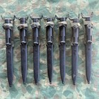 One  1  Issued Belgian Type C Rifle Bayonet And Scabbard Original Surplus Fal