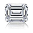 1 Ct Natural White Diamond Emerald Cut Vvs1 D Grade Certified 1 Free Gift Dv78