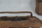 Antique Early Work Horse Bog Mud Snow Shoes Swamp Wood Iron 19th C Original Pr
