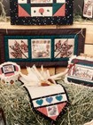 Pattern Pumpkin Quilt Fall Leaves Table Runner Pumpkin Tote New Kitty Korner